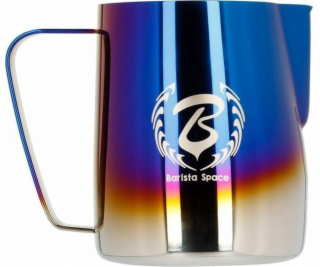 Barista Space  - Titanium Half Blue konvička na mléko 600ml