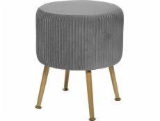 Pouffe do obývacího pokoje Atmosphera SOLARO, 35 cm, šedá