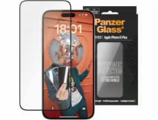 PanzerGlass  Keramická ochrana iPhone 15 Plus 6.7 Ultra-Wide-Fit ochrana obrazovky Snadné zarovnání Včetně 2839