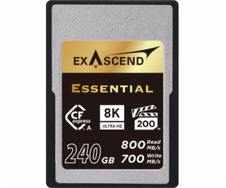 ExAscend karta ExAscend Essential CFexpress A 240GB paměť...