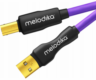 Melodika  MDUAB70 Purple USB 2.0 typ AB kabel, včetně: pr...