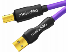 Melodika  MDUAB20 Purple USB 2.0 typ AB kabel, včetně: pro DAC/zařízení lékařské / plotry - 2m