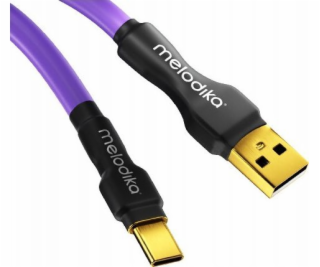 Melodika  MDUAC40 Purple AC USB kabel včetně: pro DAC/zař...