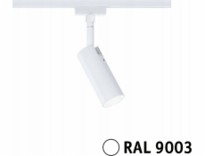 Paulmann Dráhový reflektor URail TUBO LED 3-STEP DIM 4W 170lm 4000K 230V bílá RAL9003 / kov