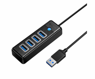 Orico Hub USB to 4x USB 3.0, 5 Gbps, 0.15m (Black)