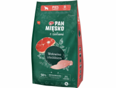 PAN MIĘSKO with herbs Beef with rabbit M - suché krmivo pro psy - 9kg