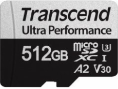 Karta Transcend 340S MicroSDXC 512 GB Class 10 UHS-I/U3 A2 V30 (TS512GUSD340S)