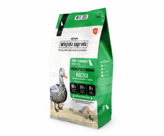 WIEJSKA ZAGRODA Monoprotein Duck - suché krmivo pro psy -...