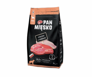 PAN MIĘSKO Veal with turkey XL - suché krmivo pro psy - 9kg