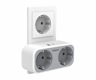 TESSAN wall socket TS-WS02DE00