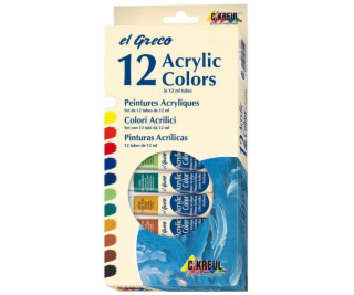 Akriliniai dažai C. KREUL 28250, 12 × 12 ml