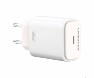 Nástenná nabíjačka XO L90B, USB-C, PD 20W + QC 3.0 18W (b...