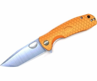 Honey Badger  Tanto Flipper Knife Medium Orange