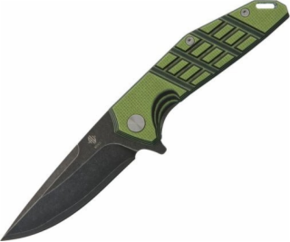 Kotníkový nůž Womsi Falke GreenBlack G10 S90V