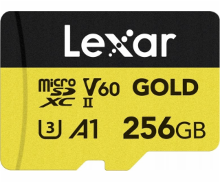 Karta Lexar Gold MicroSDXC 256 GB Class 10 UHS-II/U3 A1 V...