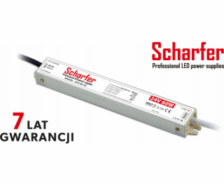 Prescot  Scharfer SCH-60-24 hermetický LED zdroj 24V 60W ...