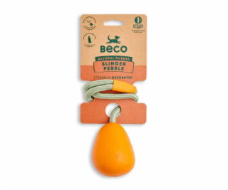 Beco Slinger Pebble Hračka pro psy oranžová 49cm