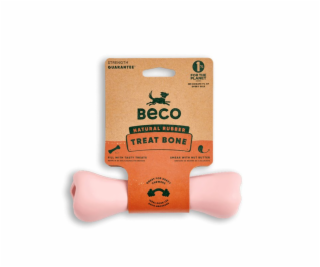 Beco Treat Bone Hračka pro psy růžová 17,5cm