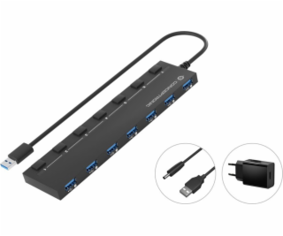 Conceptronic USB HUB CONCEPTRONIC USB Hub 7-Port 3.0 -&gt...