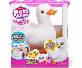 ZURU Pets Alive - Mama Duck Surprise, plyšová hračka