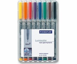 Staedtler STAEDTLER Folienstift Lumocolor F nonperm 8St