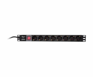 LogiLink Power strip PDU 19 1U 8x Schuko CEE 7/3 (PDU8C01)