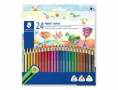 Staedtler Noris Barevné trojhranné pastelky 24 barev STAEDTLER