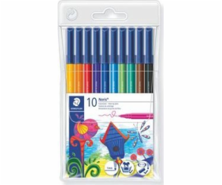 Staedtler STAEDTLER Fasermaler Noris 10ST WP-pouzdro