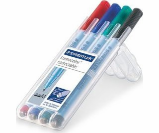 Staedtler STAEDTLER Folienstift Lumocolor correct M 4ST