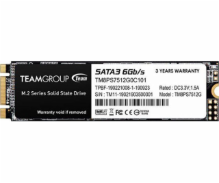 TeamGroup MS30 512GB M.2 2280 SATA III SSD (TM8PS7512G0C101)