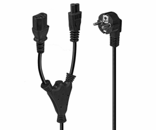 Lindy Schuko IEC C13 & C5 napájecí kabel - 30047