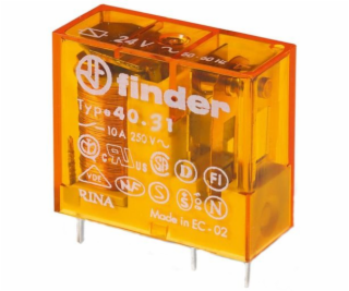 Finder Miniaturní relé 1P 10A 24V AC (40.31.8.024.0000)