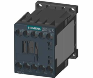 Siemens Power Contactor 12A 3P 24V DC 0Z 1R S00 (3RT2017-...