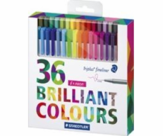 Staedtler Fineliner trojité 36 ks.