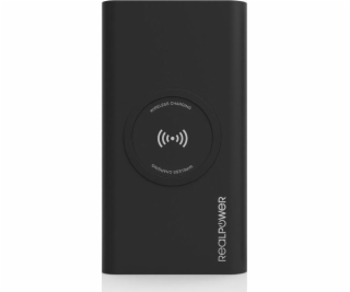 Bezdrátová powerbanka Realpower PB-8000 8000mAh černá