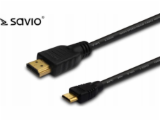 Savio HDMI Mini - HDMI kabel 1,5 m černý (CL-09M)