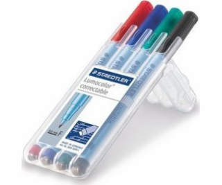 Staedtler STAEDTLER Folienstift Lumocolor correct F 4ST