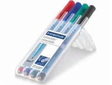 Staedtler STAEDTLER Folienstift Lumocolor correct F 4ST