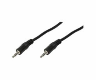 Kabel LogiLink Jack 3,5 mm – Jack 3,5 mm 2 m černý (CA1050)