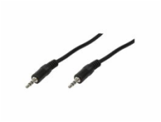 Kabel LogiLink Jack 3,5 mm – Jack 3,5 mm 2 m černý (CA1050)