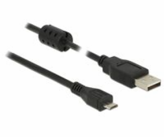 Delock USB kabel USB-A - microUSB 1,5 m černý (84902)