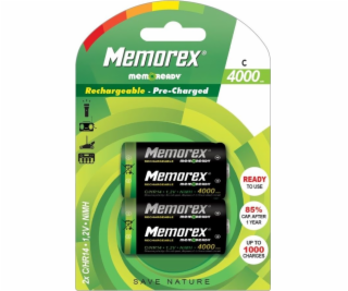 Memorex Baterie C / R14 4000mAh 2 ks.