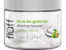 Fluff Super Food Shaving Mousse pěna na holení s avokádem a niacinamidem 200 ml