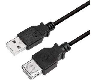 LogiLink USB-A - USB-A kabel USB 5 m černý (CU0012B)