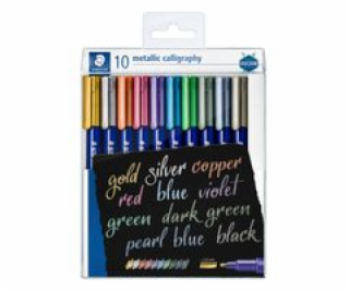 Staedtler Metalické kaligrafické pero 2,8 mm 10 barev