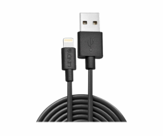 Lindy Lightning – USB-A kabel USB 2 m černý (31321)