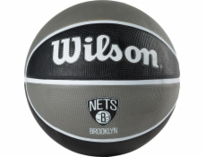 Wilson NBA Team Brooklyn Nets Ball Black and Grey, velikost 7 (WTB1300XBBRO0