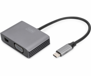 Systém přenosu AV signálu Digitus 0,2M ADAPTÉR USB-C-MINI...