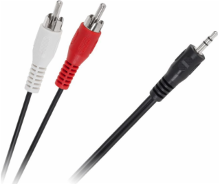 Kabel LP Jack 3,5 mm - RCA (Cinch) x2 1,8 m černý (LEC-KP...