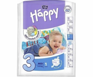 Plenky Bella Happy Midi 3, 5-9 kg, 1 ks.